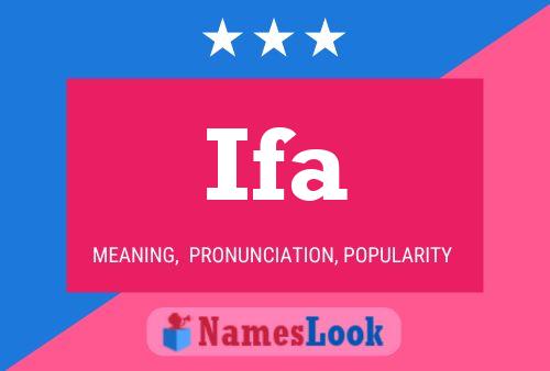 Ifa Name Poster