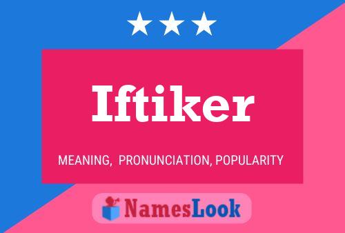 Iftiker Name Poster