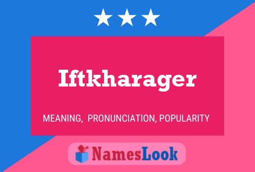 Iftkharager Name Poster