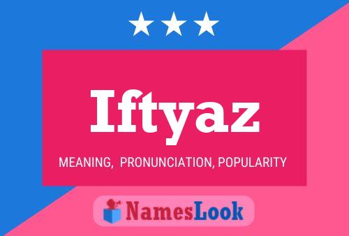 Iftyaz Name Poster