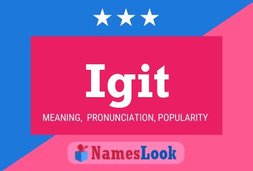 Igit Name Poster