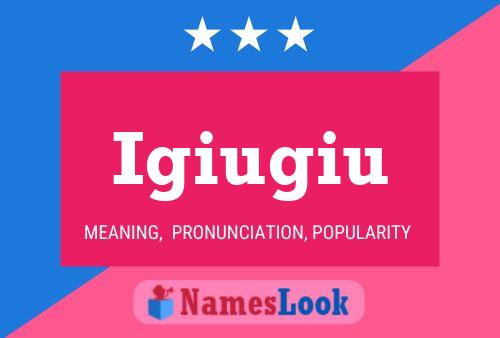 Igiugiu Name Poster