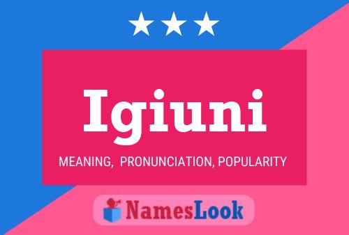 Igiuni Name Poster