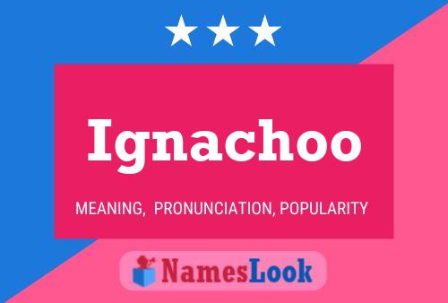 Ignachoo Name Poster