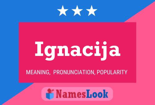 Ignacija Name Poster