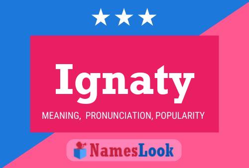 Ignaty Name Poster