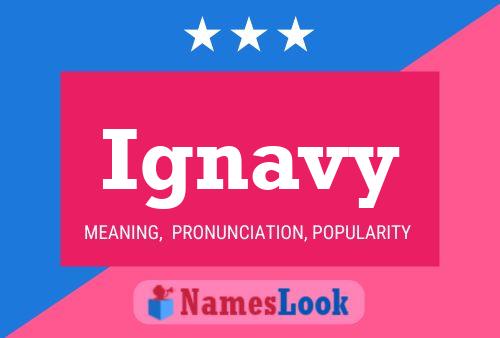 Ignavy Name Poster