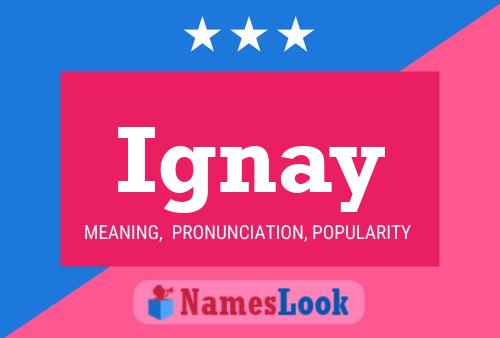 Ignay Name Poster