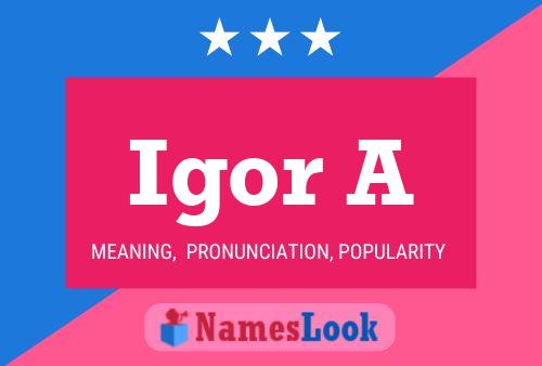 Igor A Name Poster