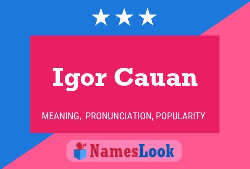 Igor Cauan Name Poster