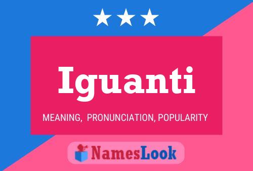 Iguanti Name Poster