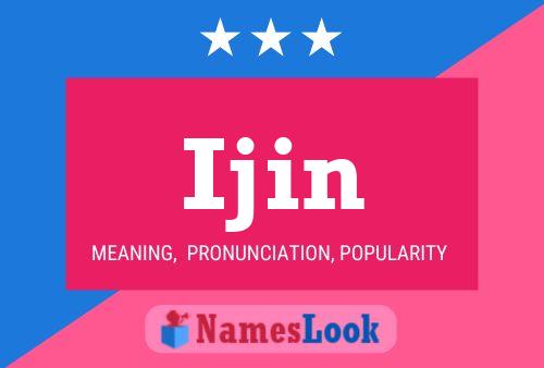 Ijin Name Poster