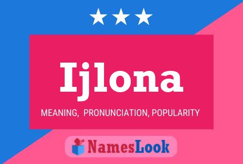 Ijlona Name Poster