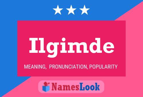 Ilgimde Name Poster