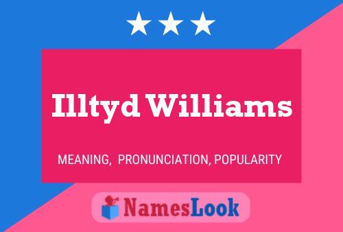 Illtyd Williams Name Poster