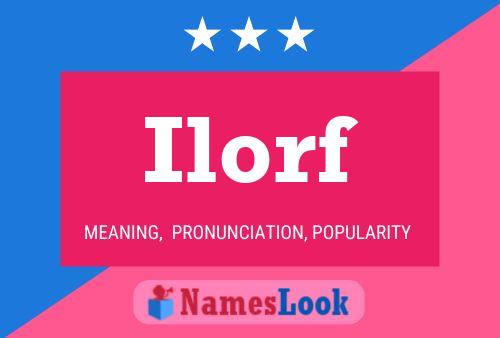 Ilorf Name Poster