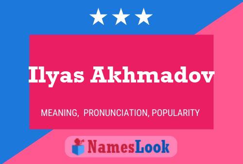 Ilyas Akhmadov Name Poster