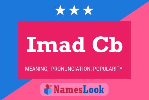 Imad Cb Name Poster