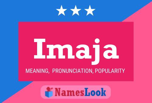 Imaja Name Poster