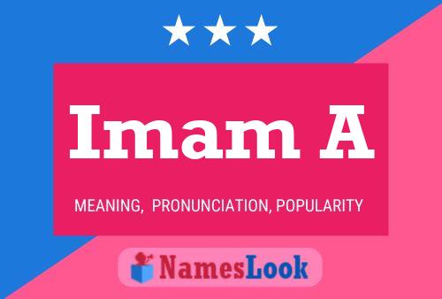 Imam A Name Poster