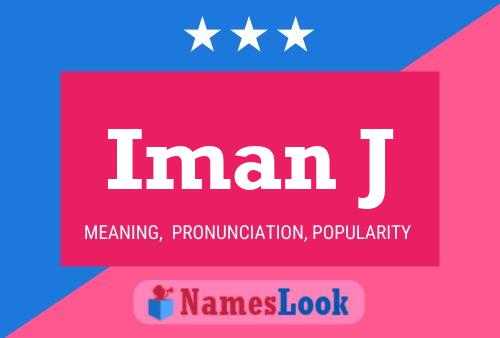 Iman J Name Poster