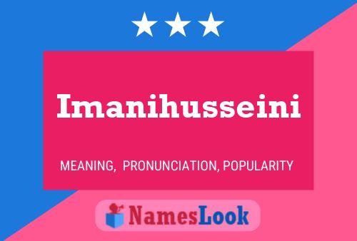 Imanihusseini Name Poster