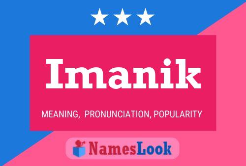 Imanik Name Poster