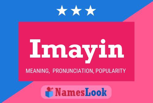 Imayin Name Poster