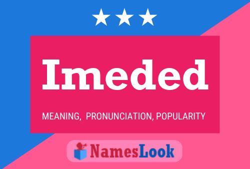 Imeded Name Poster