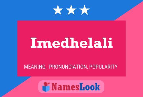 Imedhelali Name Poster