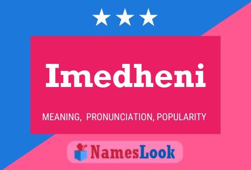 Imedheni Name Poster