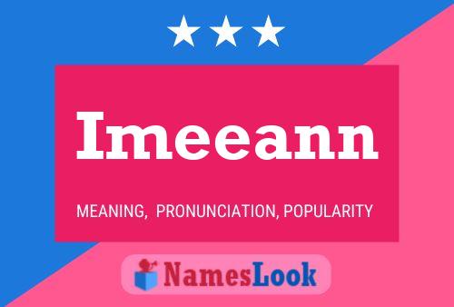 Imeeann Name Poster