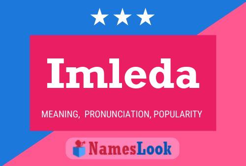 Imleda Name Poster