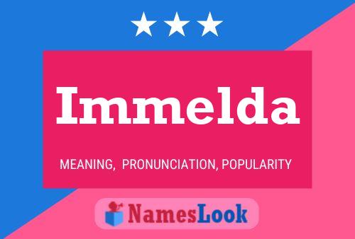 Immelda Name Poster