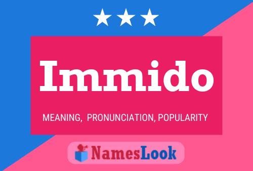 Immido Name Poster