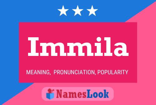 Immila Name Poster