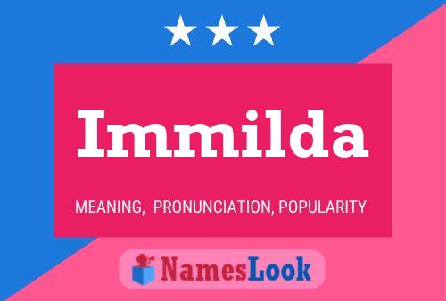 Immilda Name Poster