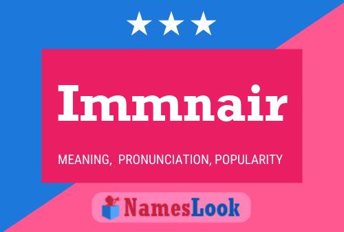 Immnair Name Poster