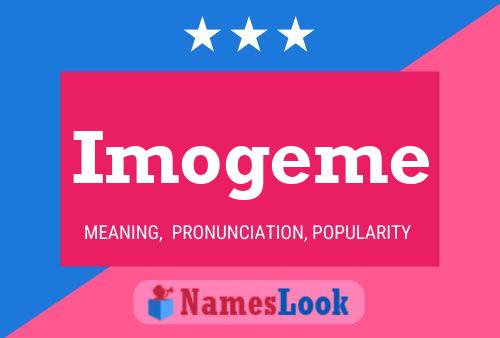 Imogeme Name Poster