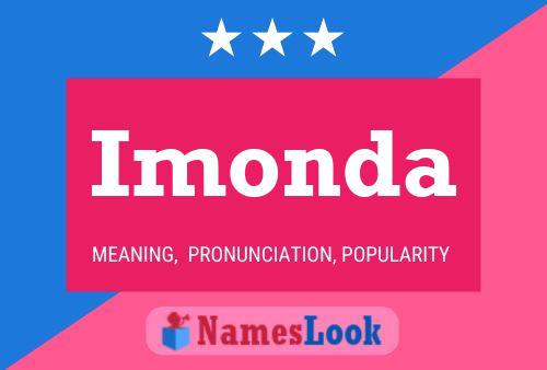 Imonda Name Poster