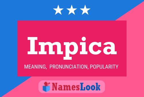 Impica Name Poster