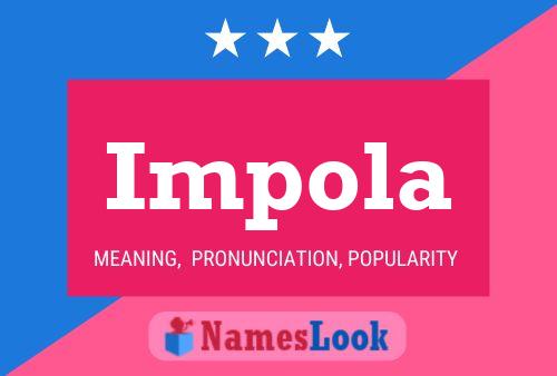 Impola Name Poster