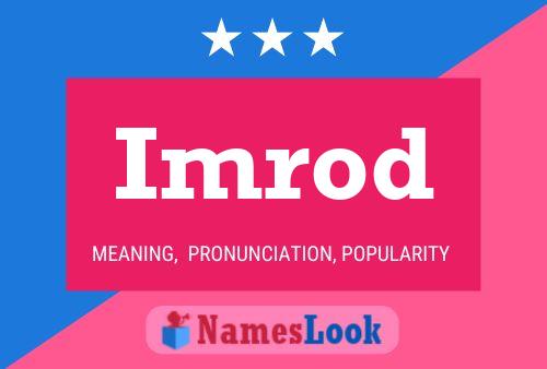 Imrod Name Poster