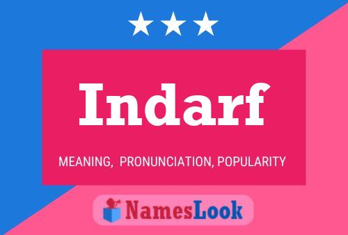 Indarf Name Poster