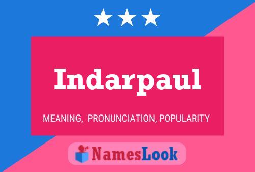 Indarpaul Name Poster