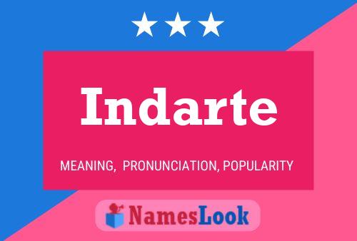 Indarte Name Poster