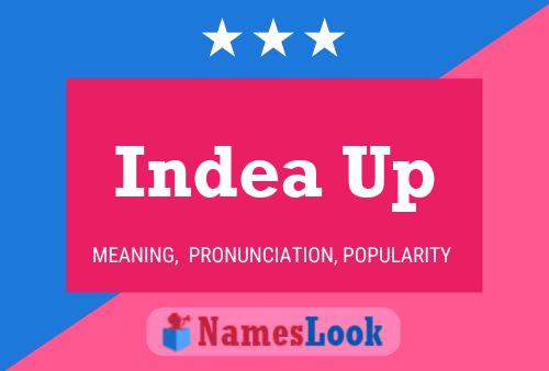 Indea Up Name Poster