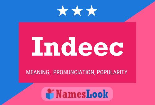 Indeec Name Poster