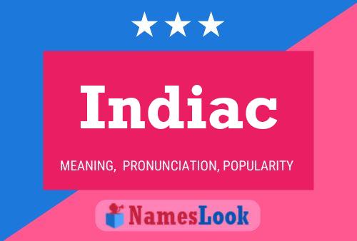 Indiac Name Poster