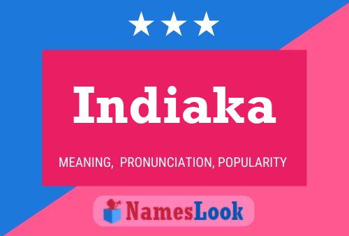 Indiaka Name Poster